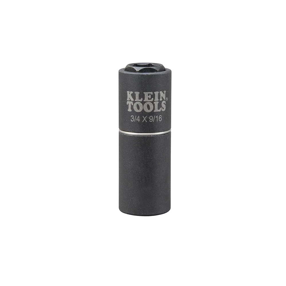 2-in-1 Impact Socket, 6-Point, 3/4" and  9/16"