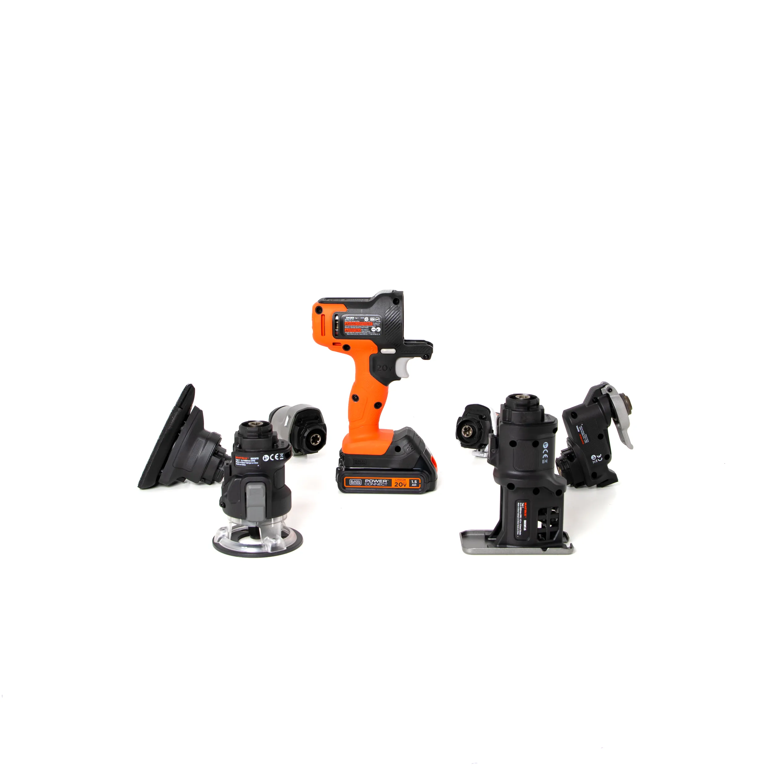20V MAX* MATRIX™ Cordless Drill, Power Tool Combo Kit, 6-Tool