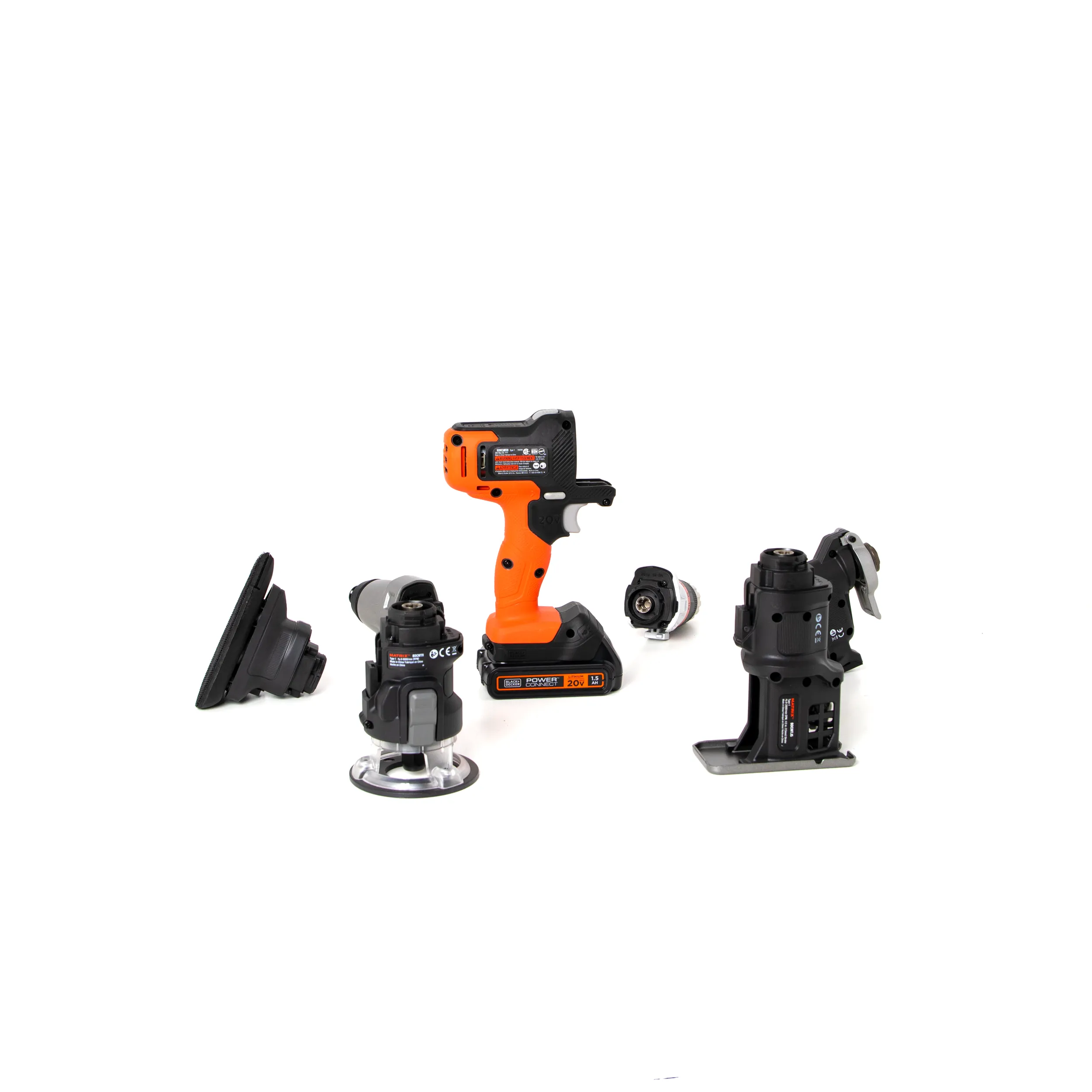 20V MAX* MATRIX™ Cordless Drill, Power Tool Combo Kit, 6-Tool