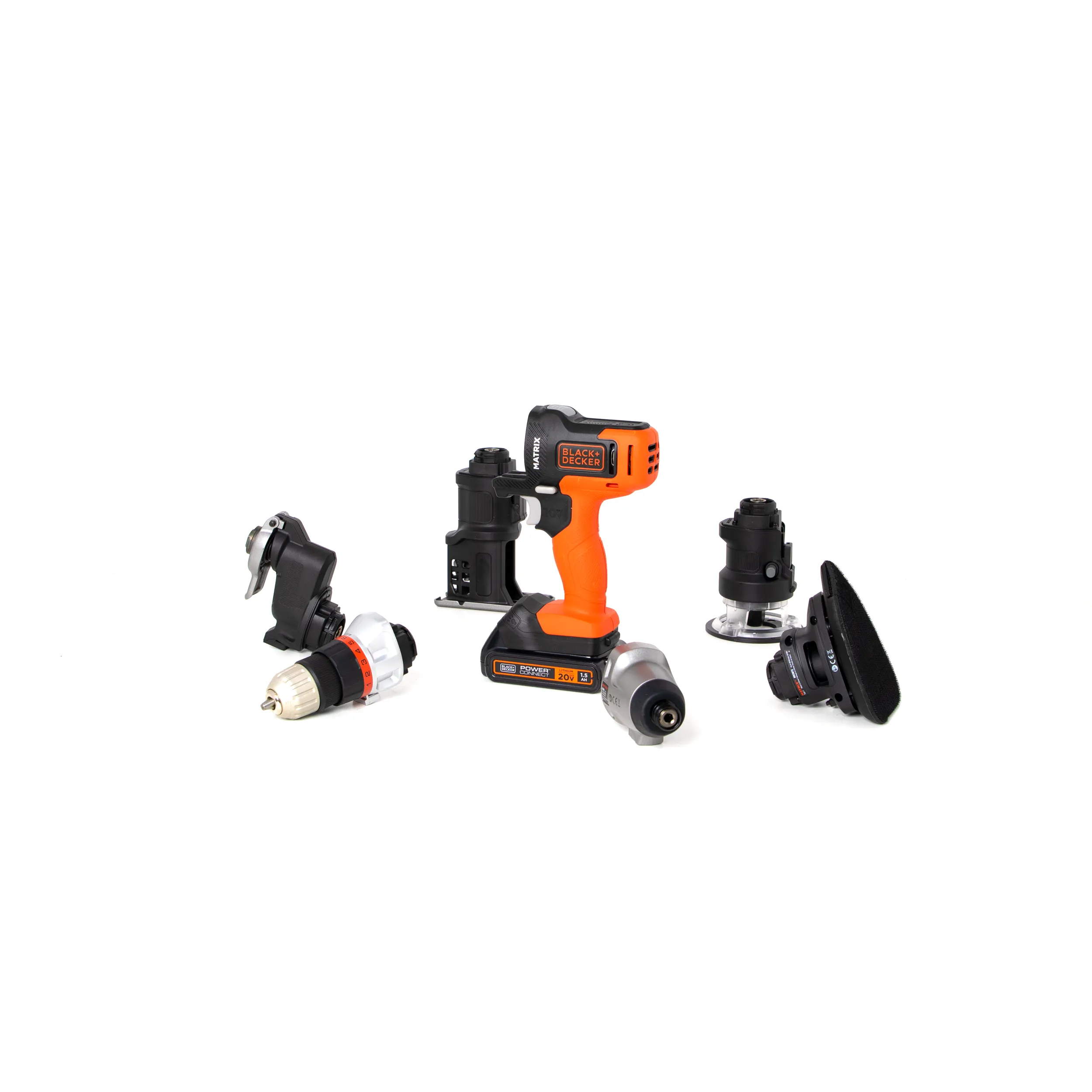 20V MAX* MATRIX™ Cordless Drill, Power Tool Combo Kit, 6-Tool
