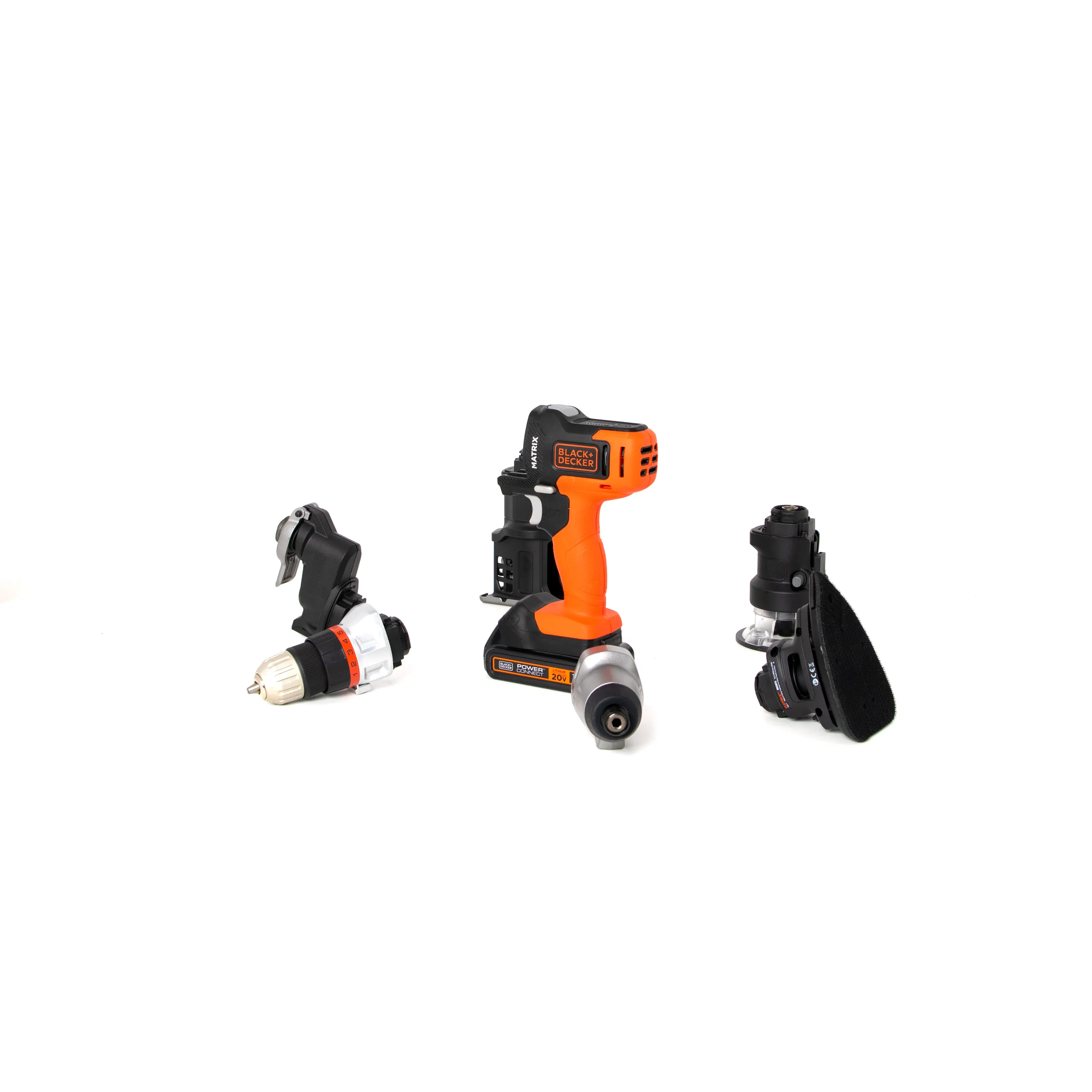 20V MAX* MATRIX™ Cordless Drill, Power Tool Combo Kit, 6-Tool