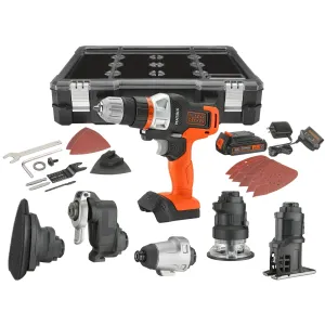 20V MAX* MATRIX™ Cordless Drill, Power Tool Combo Kit, 6-Tool
