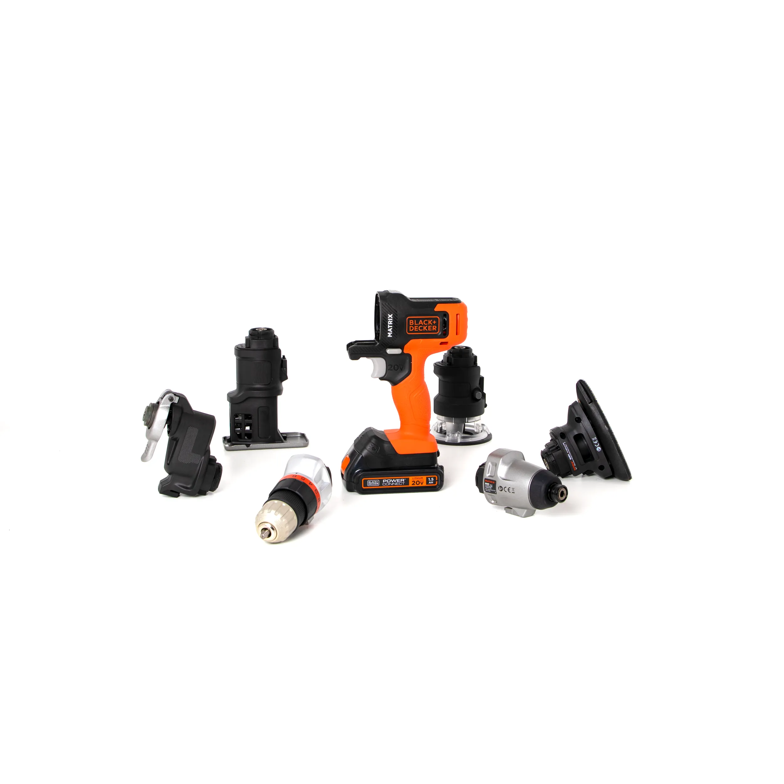 20V MAX* MATRIX™ Cordless Drill, Power Tool Combo Kit, 6-Tool