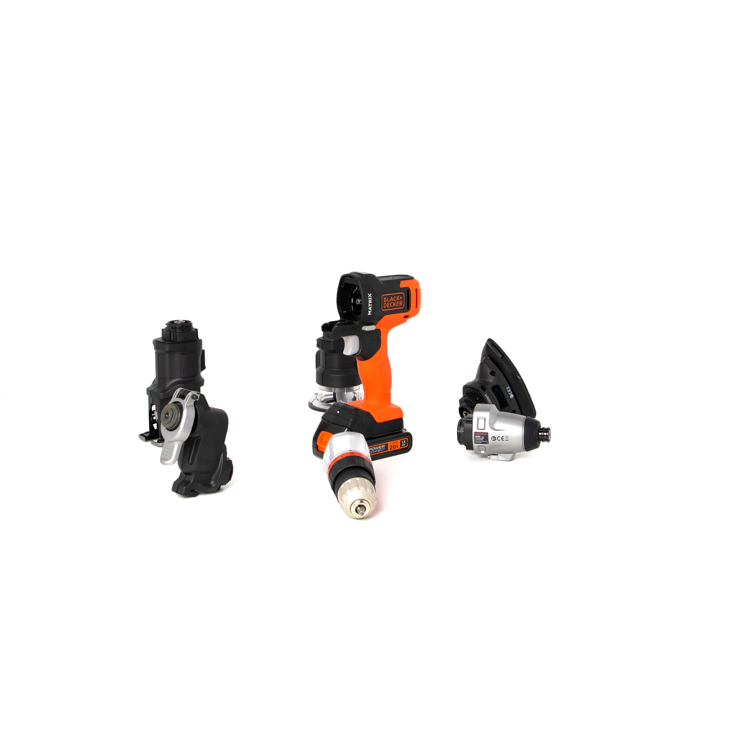 20V MAX* MATRIX™ Cordless Drill, Power Tool Combo Kit, 6-Tool