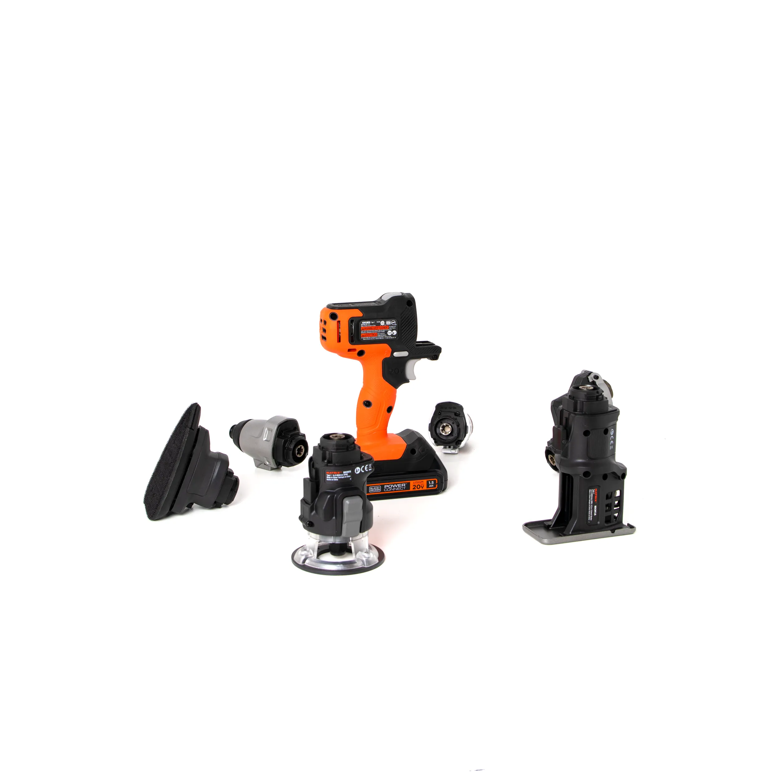 20V MAX* MATRIX™ Cordless Drill, Power Tool Combo Kit, 6-Tool