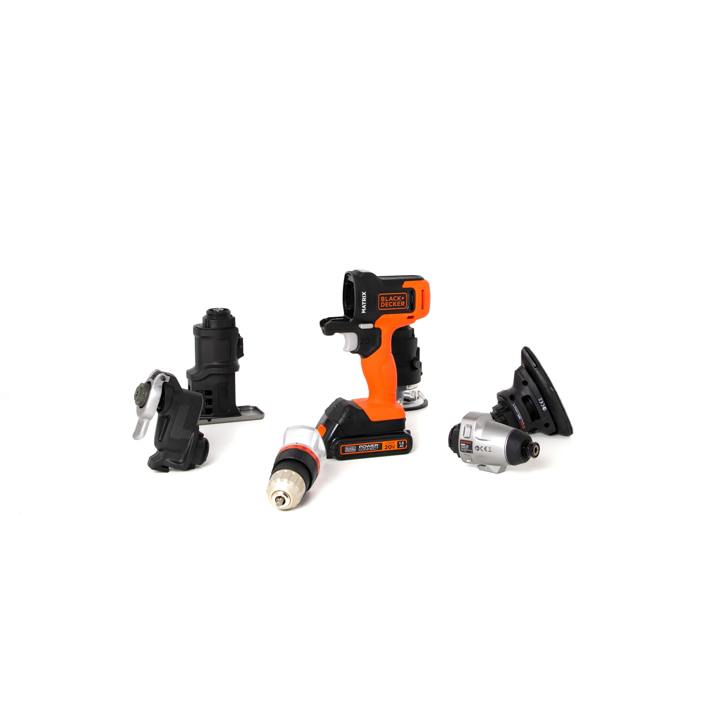 20V MAX* MATRIX™ Cordless Drill, Power Tool Combo Kit, 6-Tool