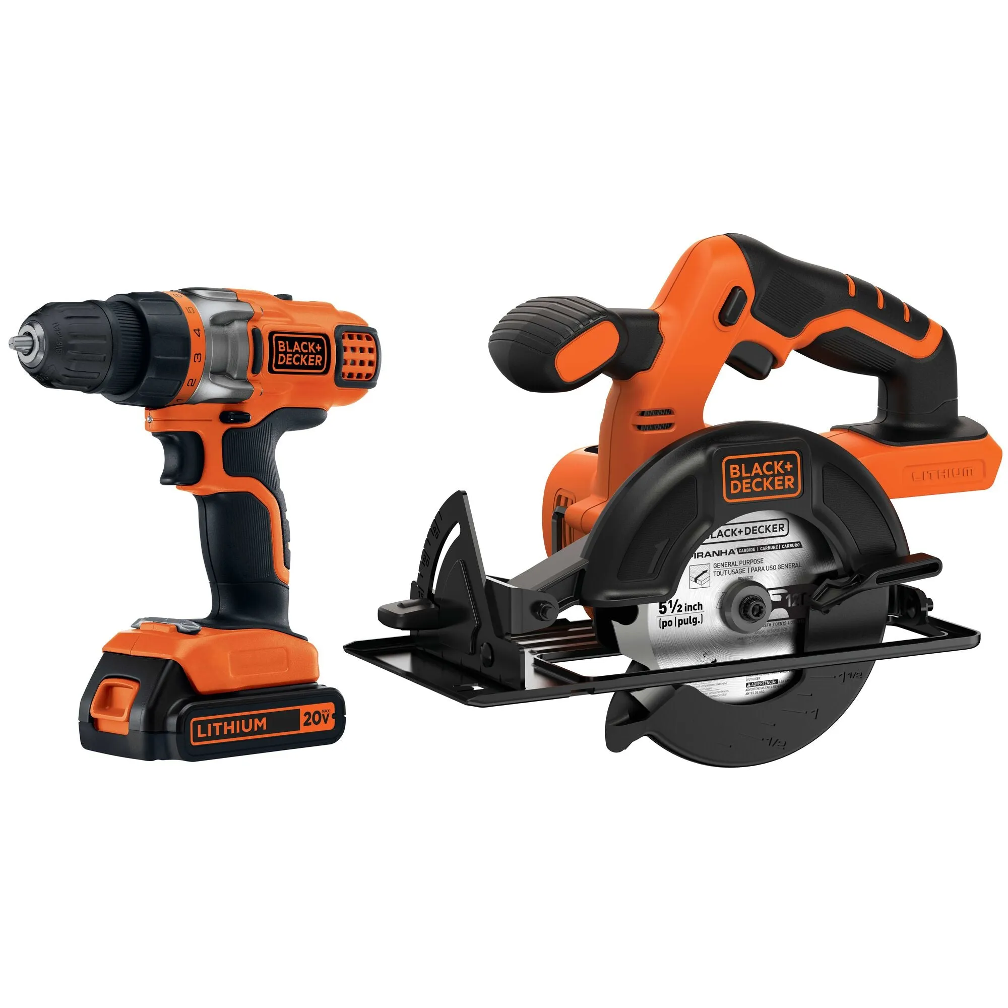 20V MAX* POWERCONNECT™ Cordless Drill/Driver & Circular Saw Combo Kit