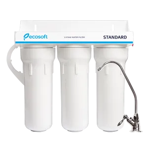 3 Stage Drinking Water Filter System, Ecosoft Standard