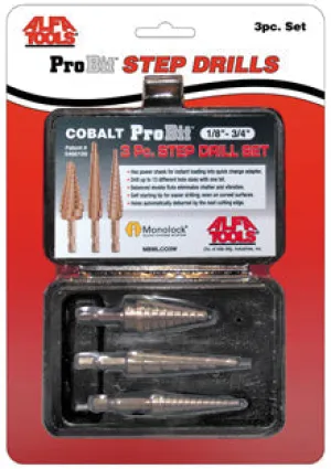 ALFA Tools MBML3TNW 3PC . HEX SHANK TN PROBIT CARDED 1/pack