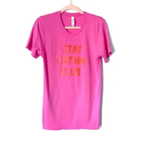 Bella Canvas “Stay Cation Club” Tee- Size S