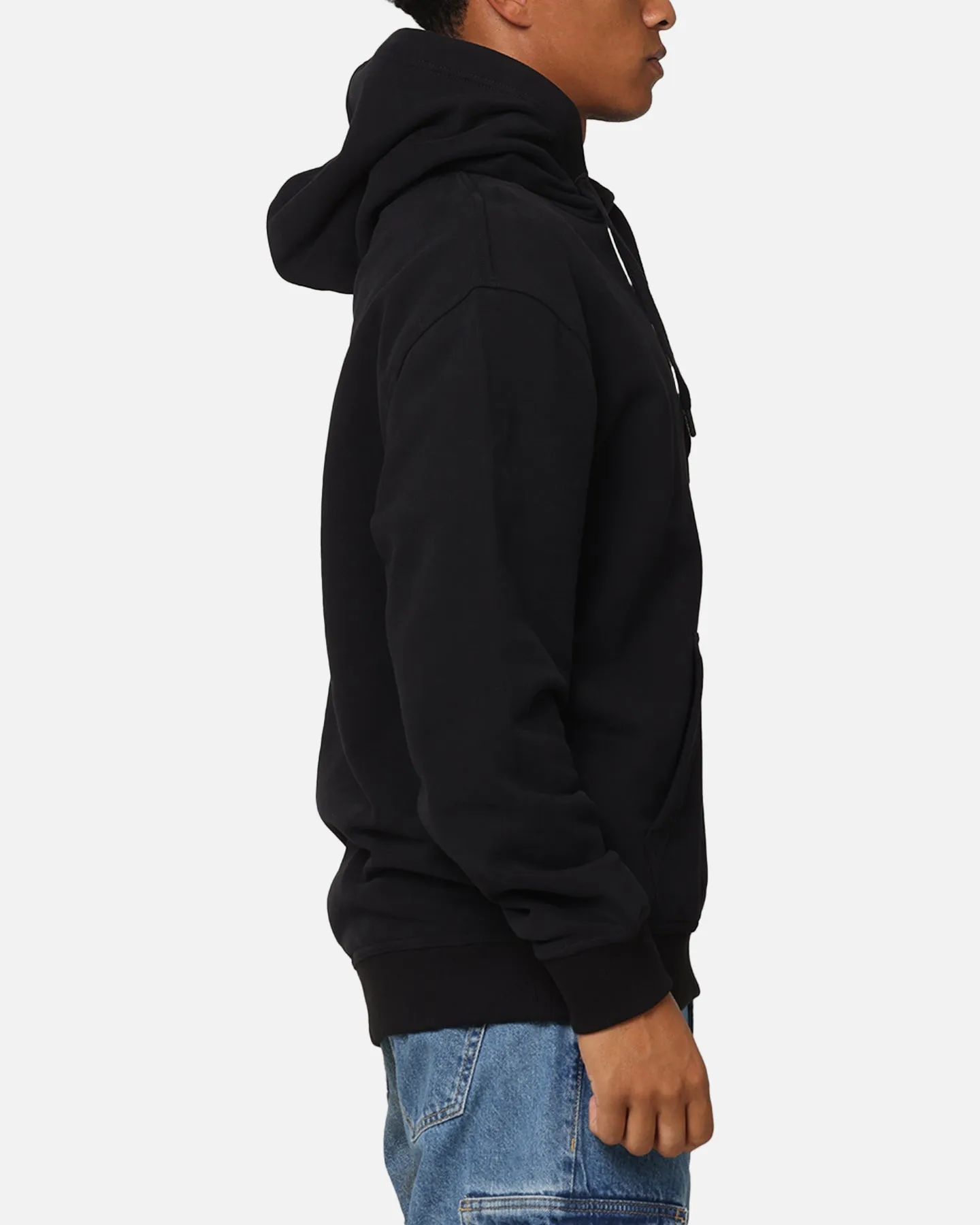 Calvin Klein Embroidery Patch Hoodie Black