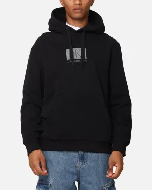 Calvin Klein Embroidery Patch Hoodie Black