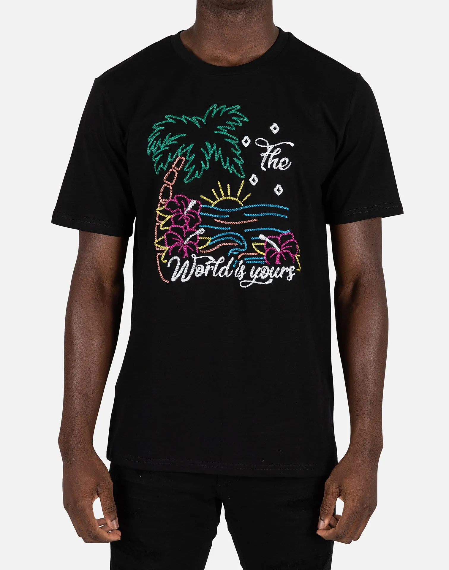 Camp NEON PALM TREE TEE
