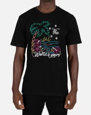 Camp NEON PALM TREE TEE