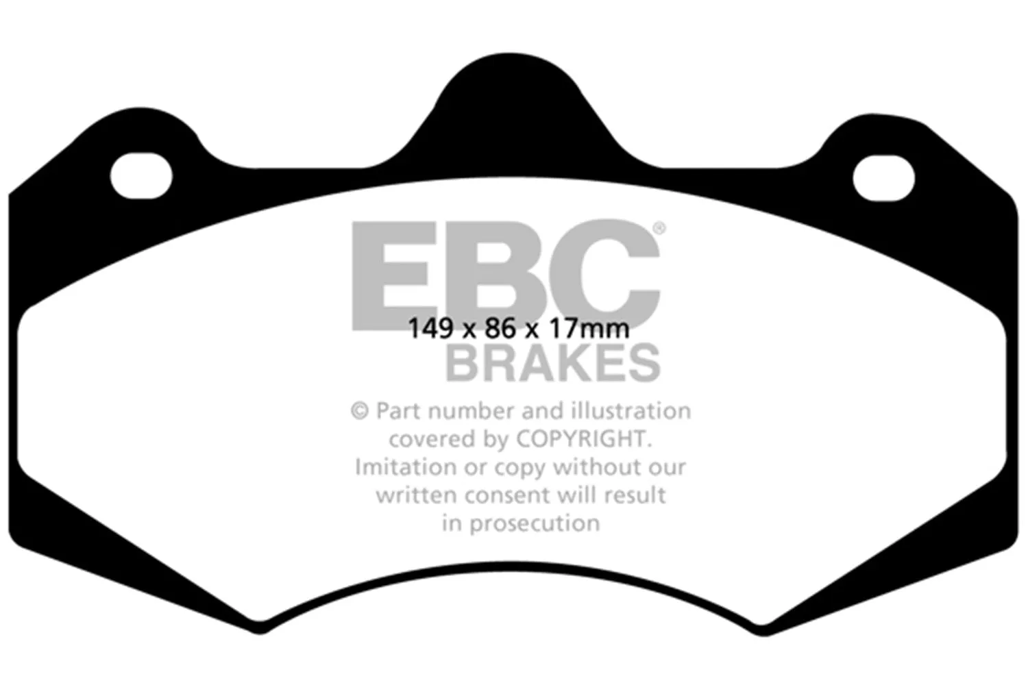 EBC Brakes DP9042 Orangestuff 9000 Series Race Brake Pads; 370mm Dia.;