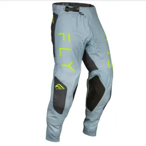 Fly Racing 2024 Evolution DST Motocross Pants (Ice Grey/Charcoal/Neon Green | Size: 32)
