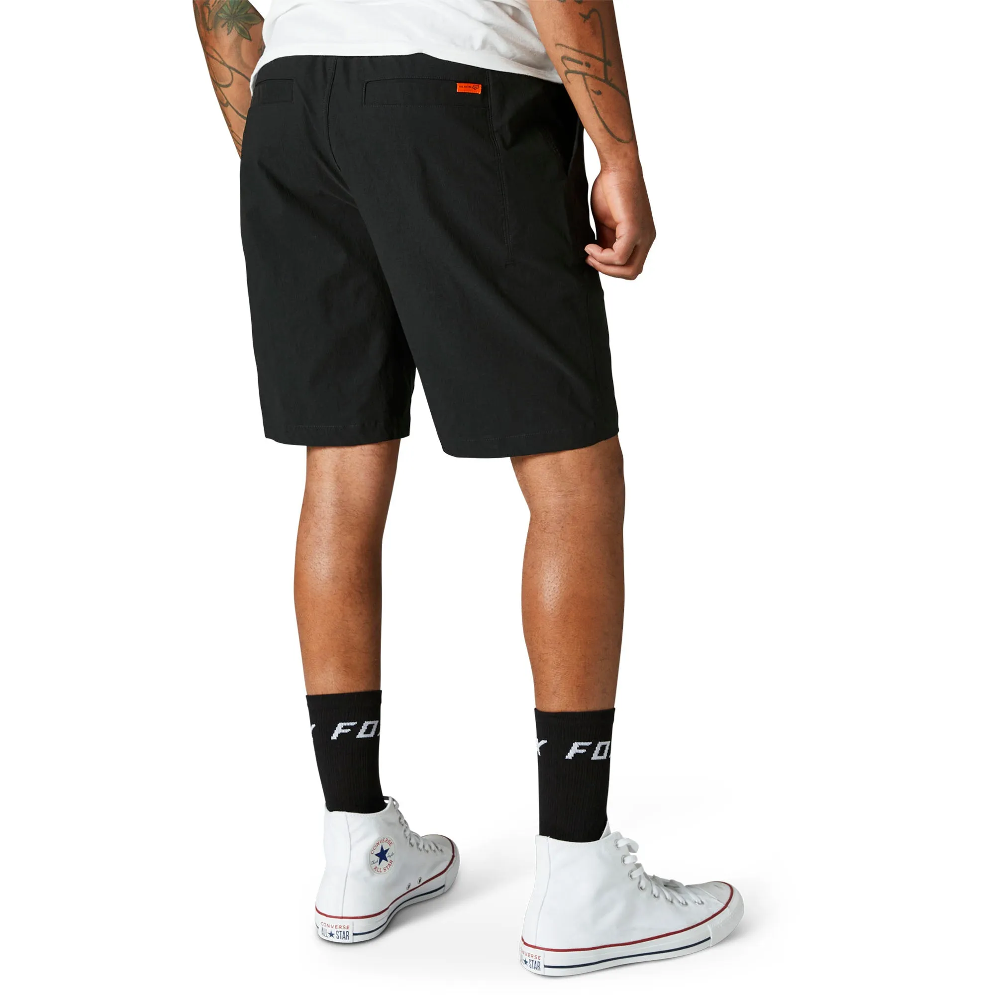 Fox Racing  Mens Black Survivlalist Utility Shorts DWR Rip Stop Elastic Waist