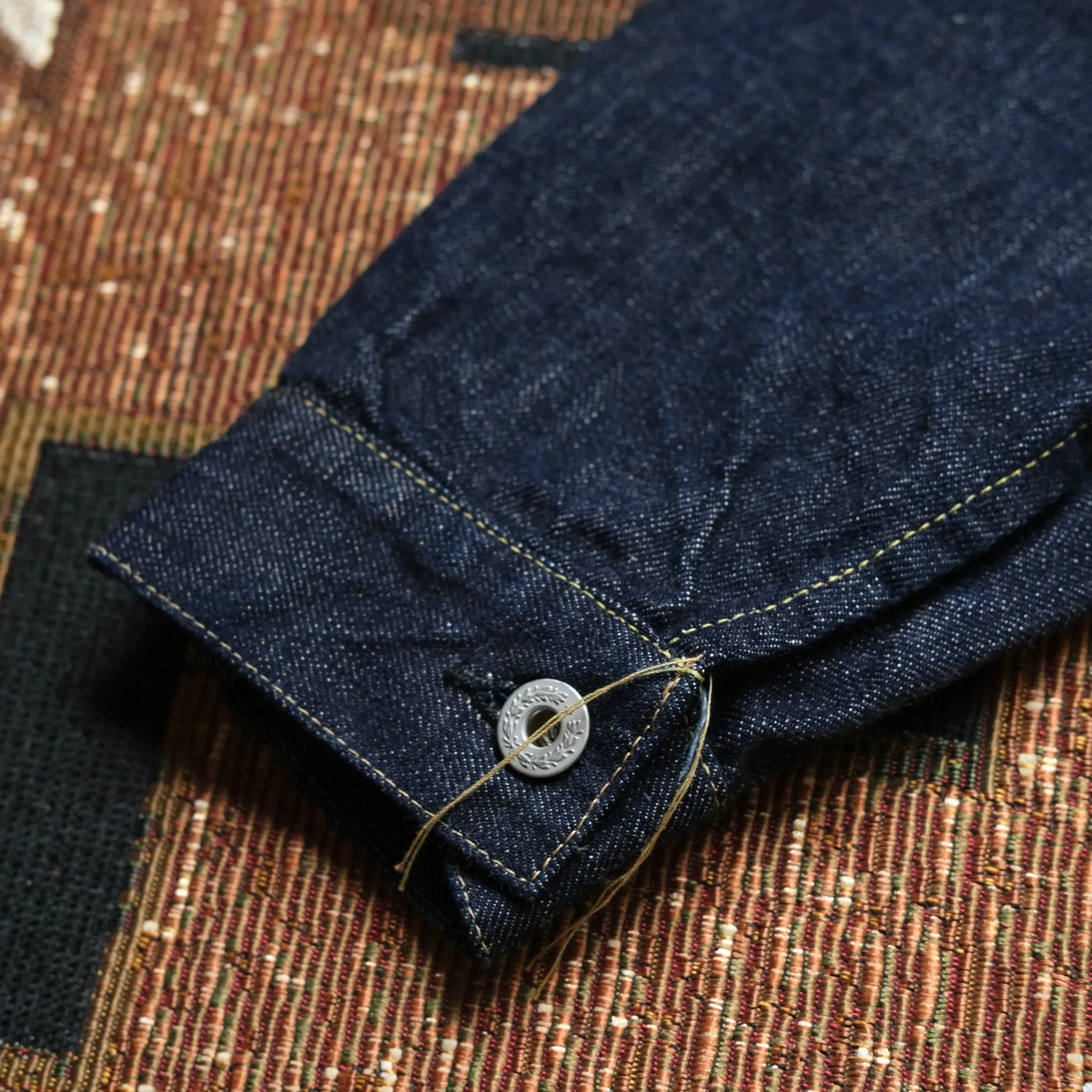 FULL COUNT WWII Model Brown Cotton Denim Jacket