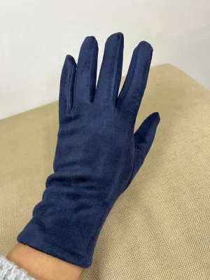 Gloves with Touch Screen Finger & Thumb - Navy