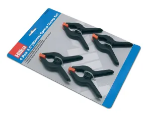 Hilka 4-Piece 3.25" 85mm Spring Clamp Set