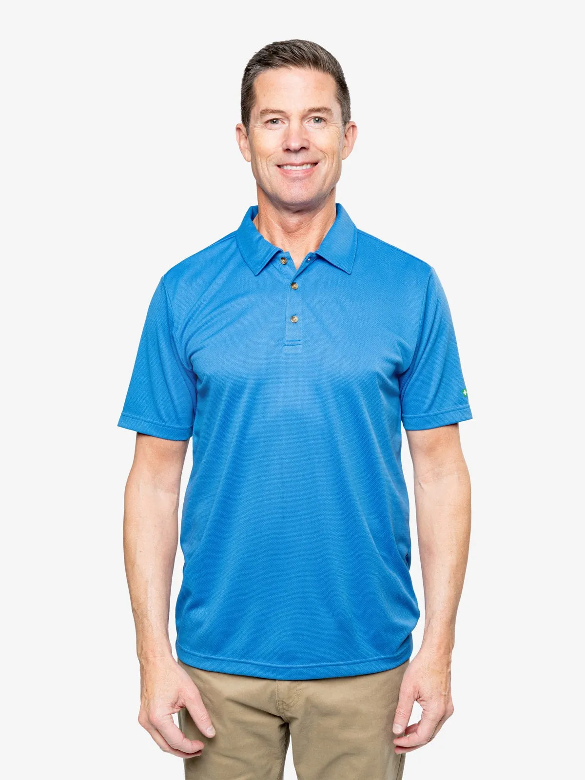 Insect Shield Men's Airflow Short Sleeve Polo Shirt