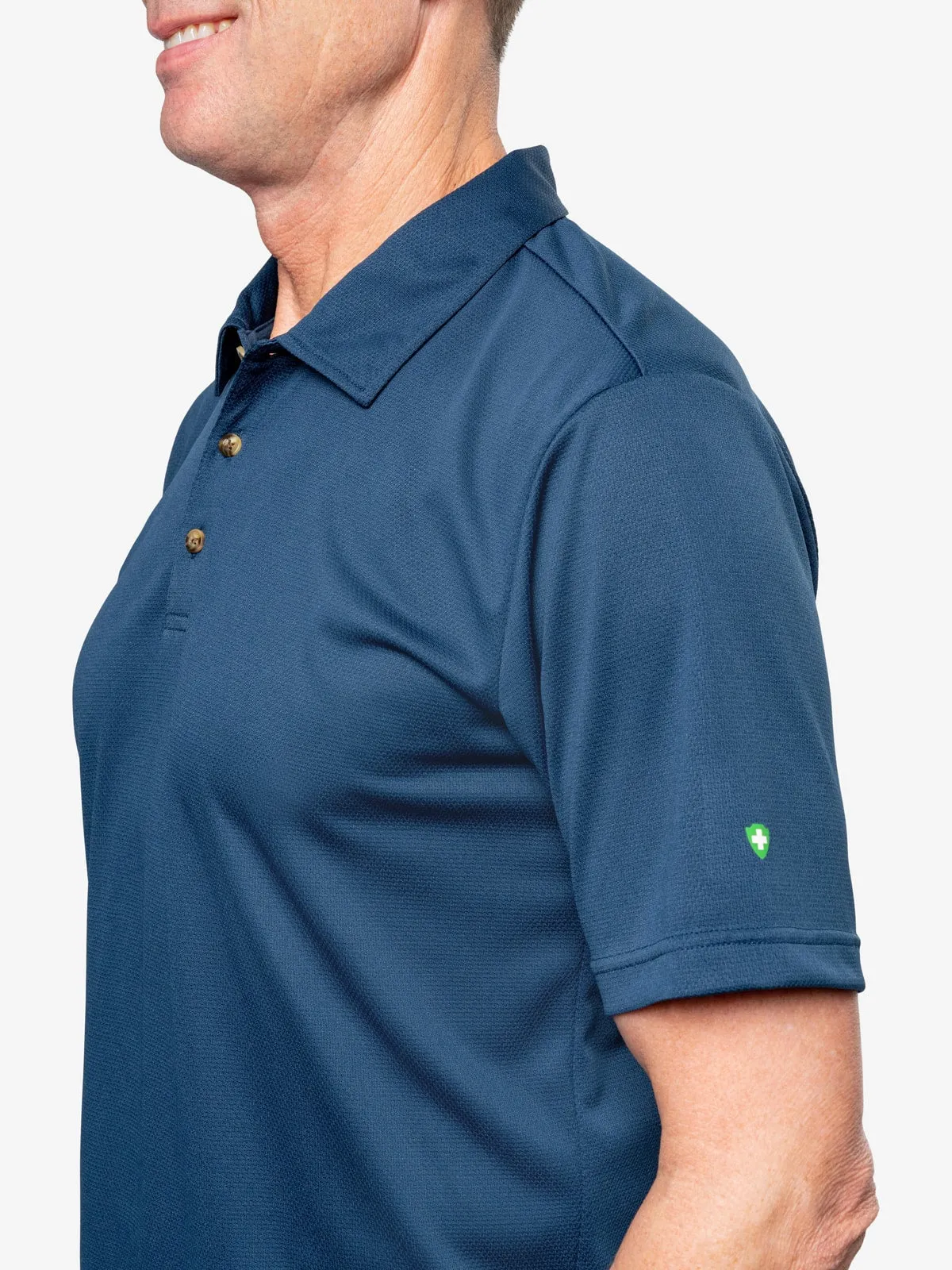 Insect Shield Men's Airflow Short Sleeve Polo Shirt
