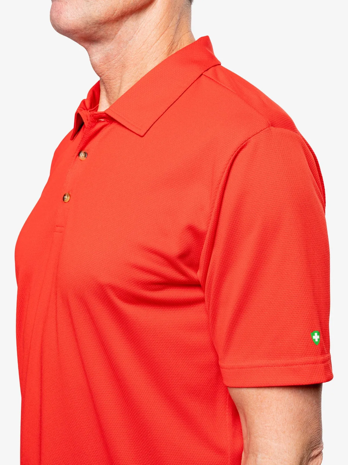 Insect Shield Men's Airflow Short Sleeve Polo Shirt
