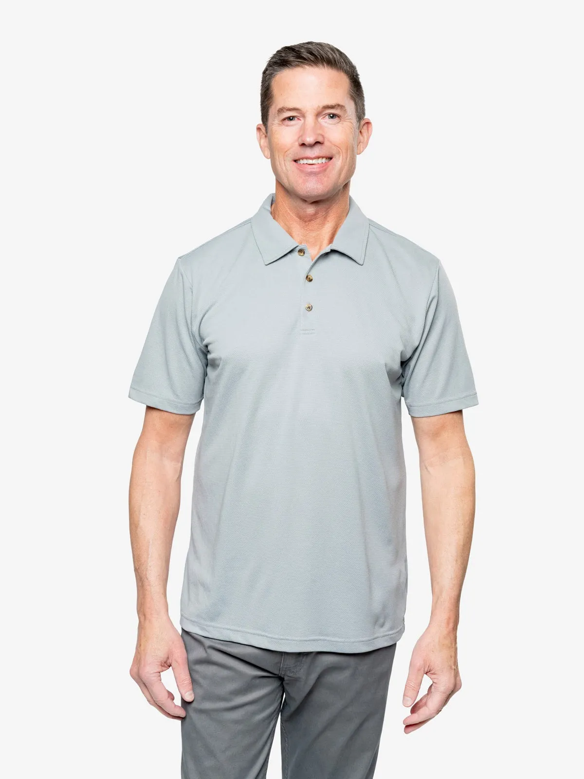 Insect Shield Men's Airflow Short Sleeve Polo Shirt