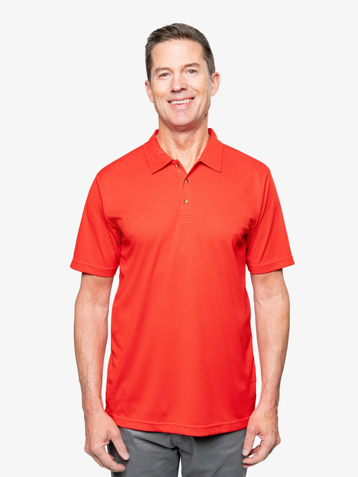 Insect Shield Men's Airflow Short Sleeve Polo Shirt