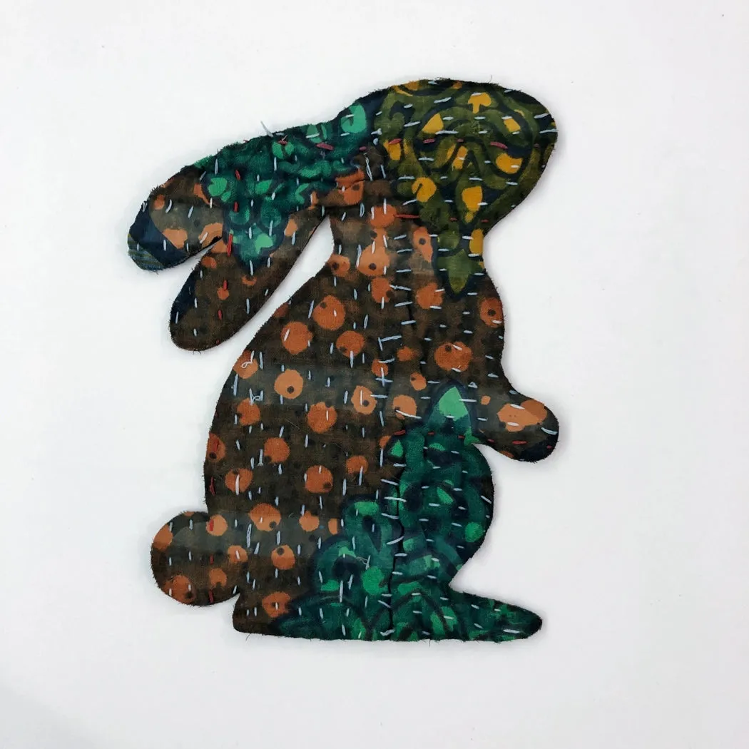 Iron-on Kantha Patches - Large