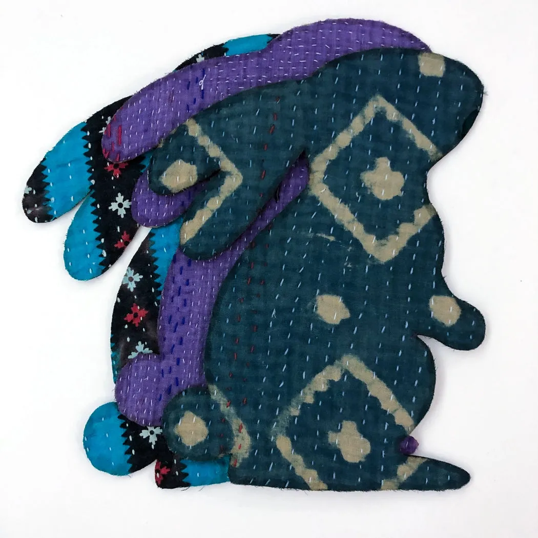 Iron-on Kantha Patches - Large