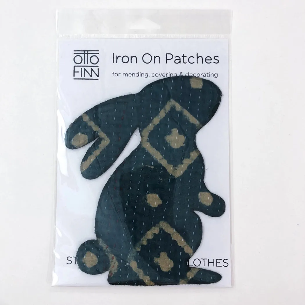 Iron-on Kantha Patches - Large