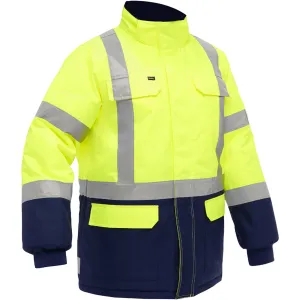 Jacket - PIP Bisley® ANSI Type R Class 3 and CSA Z96 Class 2 X-Back Extreme Cold Jacket with Navy Bottom, PC343M6450X