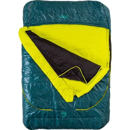 Jazz Duo Sleeping Bag: NEMO Equipment Inc. 30F Synthetic, Lagoon/Lumen