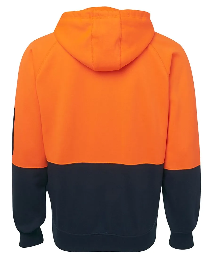 JB'S Hi Vis Full Zip Fleecy Hoodie - 6HVH