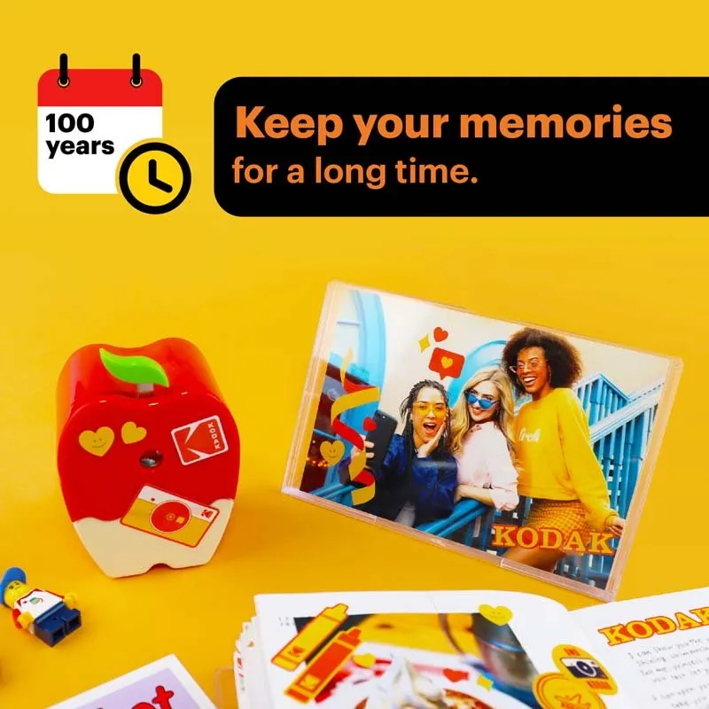 Kodak Instant Dock Plus Cartridge   Accessories Bundle - Yellow