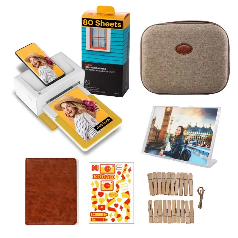 Kodak Instant Dock Plus Cartridge   Accessories Bundle - Yellow