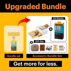 Kodak Instant Dock Plus Cartridge   Accessories Bundle - Yellow