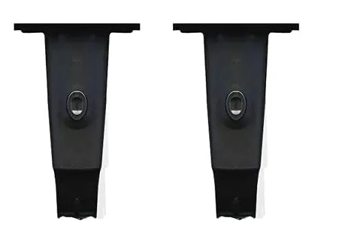 Kuber Industries ?Set of 2 Ergonomic Adjustable Chair Handle Armrest Set | Comfort Pressure Relief Pads for Office, Computer and Desk Chairs | Replacement Part Chair Handle | Black