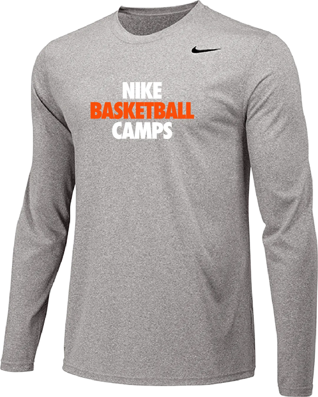 Nike Basketball Camps Long Sleeve Shooter Shirt - Carbon Heather