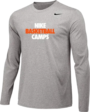 Nike Basketball Camps Long Sleeve Shooter Shirt - Carbon Heather