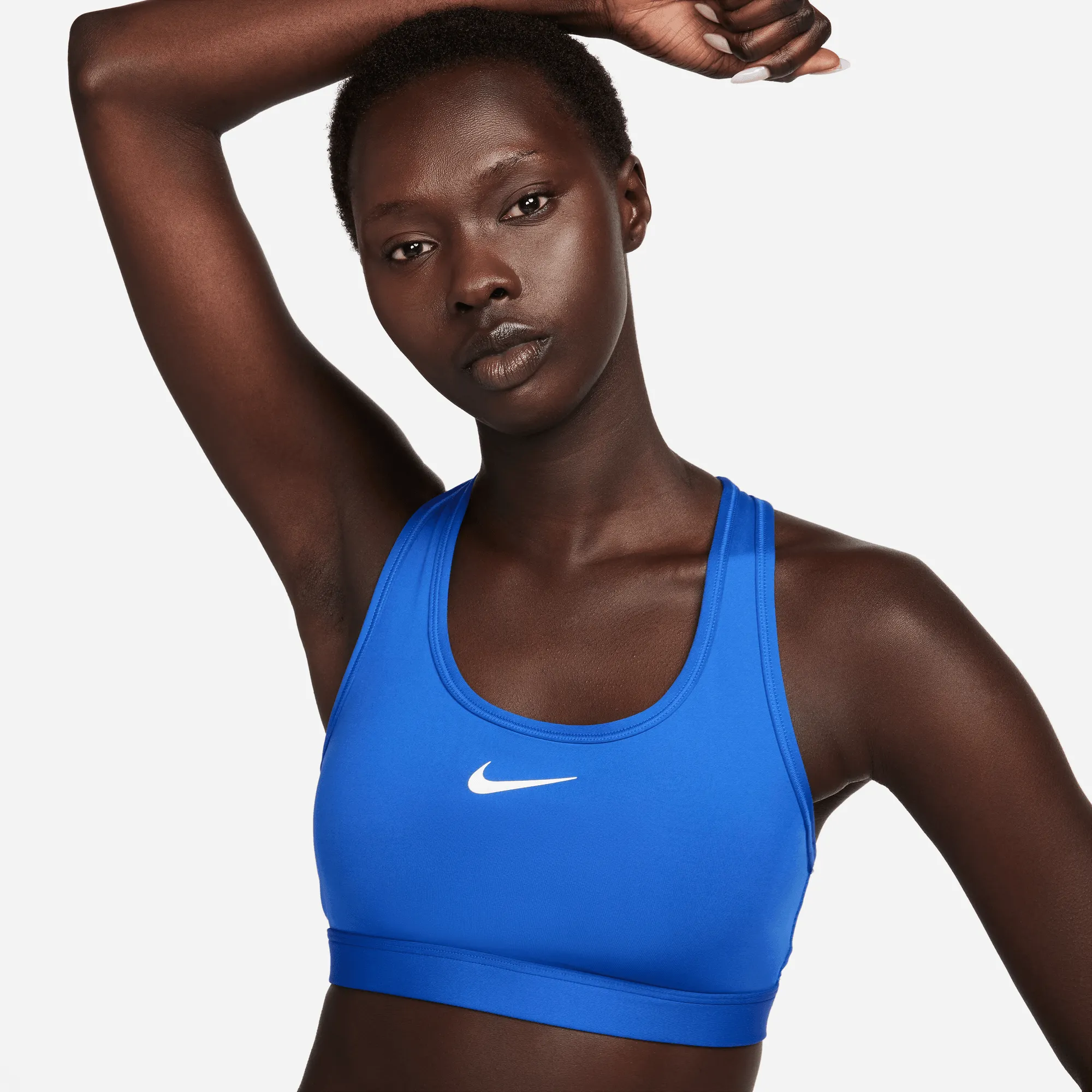 Nike Swoosh Medium Support Women's Royal Blue Padded Sports Bra