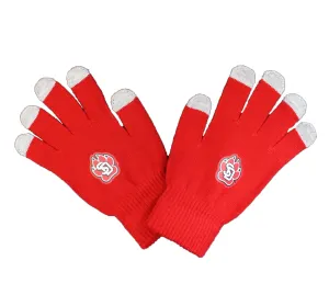 Red Custom Touch Screen Gloves