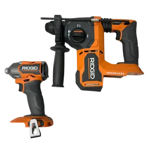Ridgid 18V Brushless Cordless 1 in. SDS-Plus Rotary Hammer & Drill/Driver