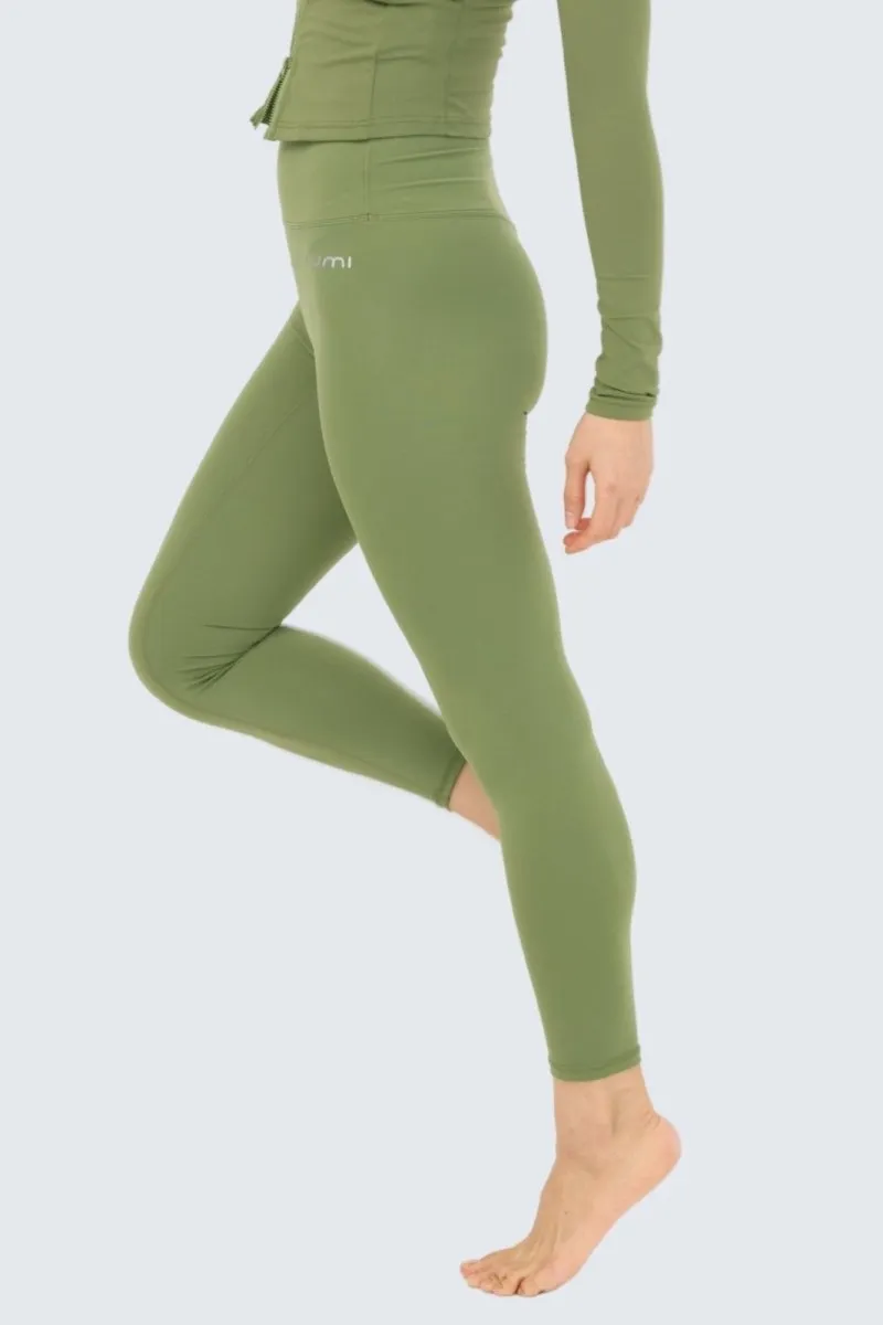 W Sun Zen Pants 25" - Leaf