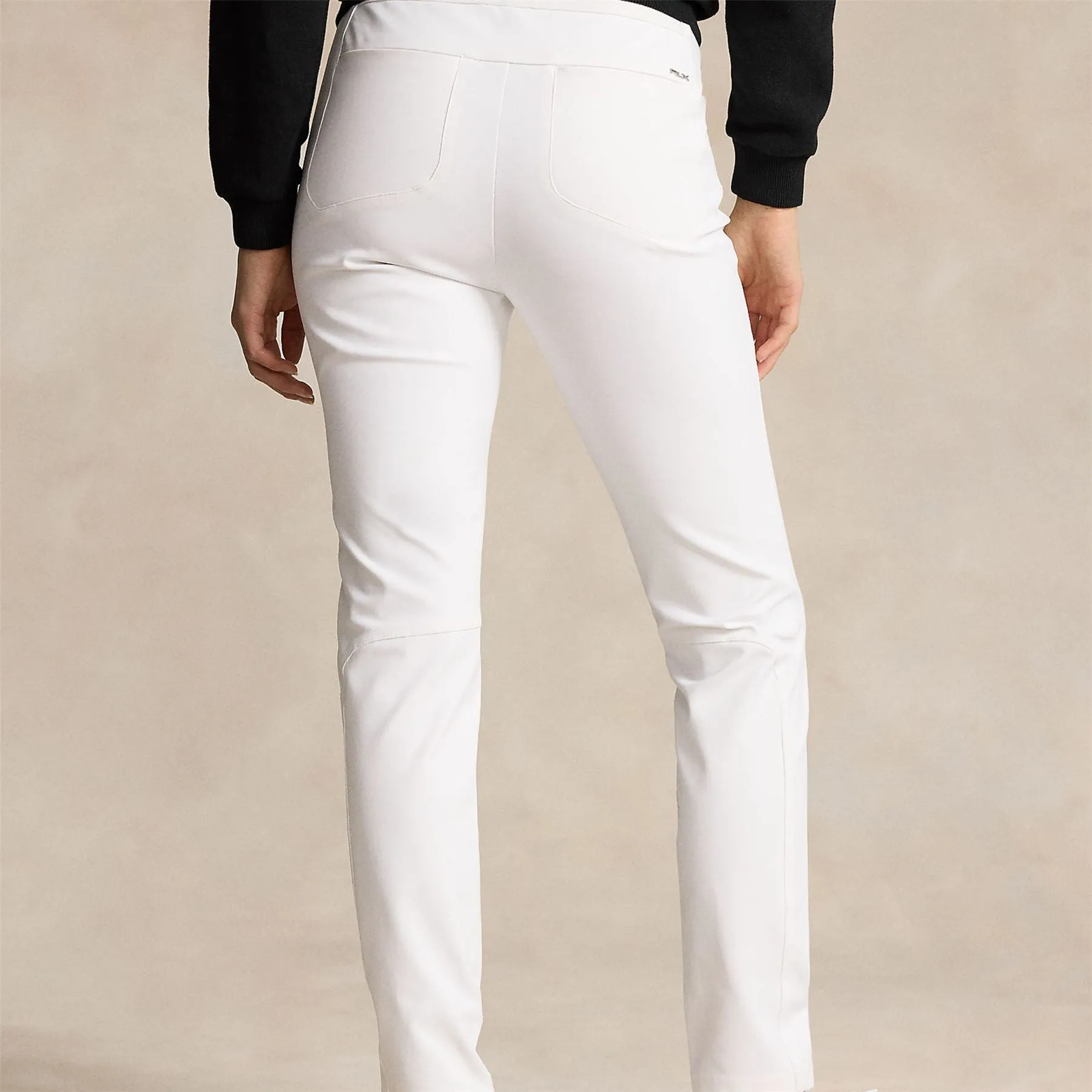 Womens Stretch Dobby Athletic Pants Ceramic White - AW24