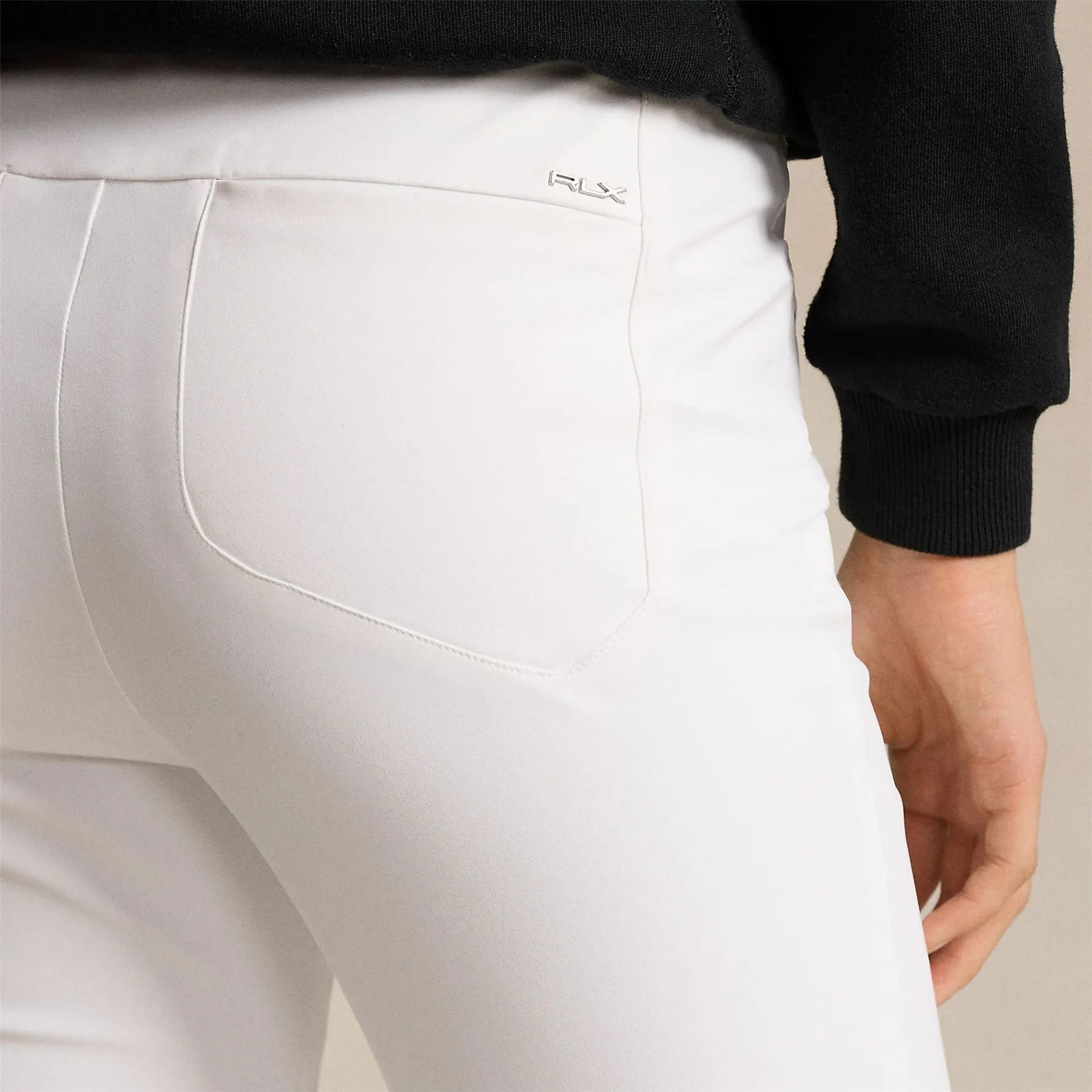 Womens Stretch Dobby Athletic Pants Ceramic White - AW24