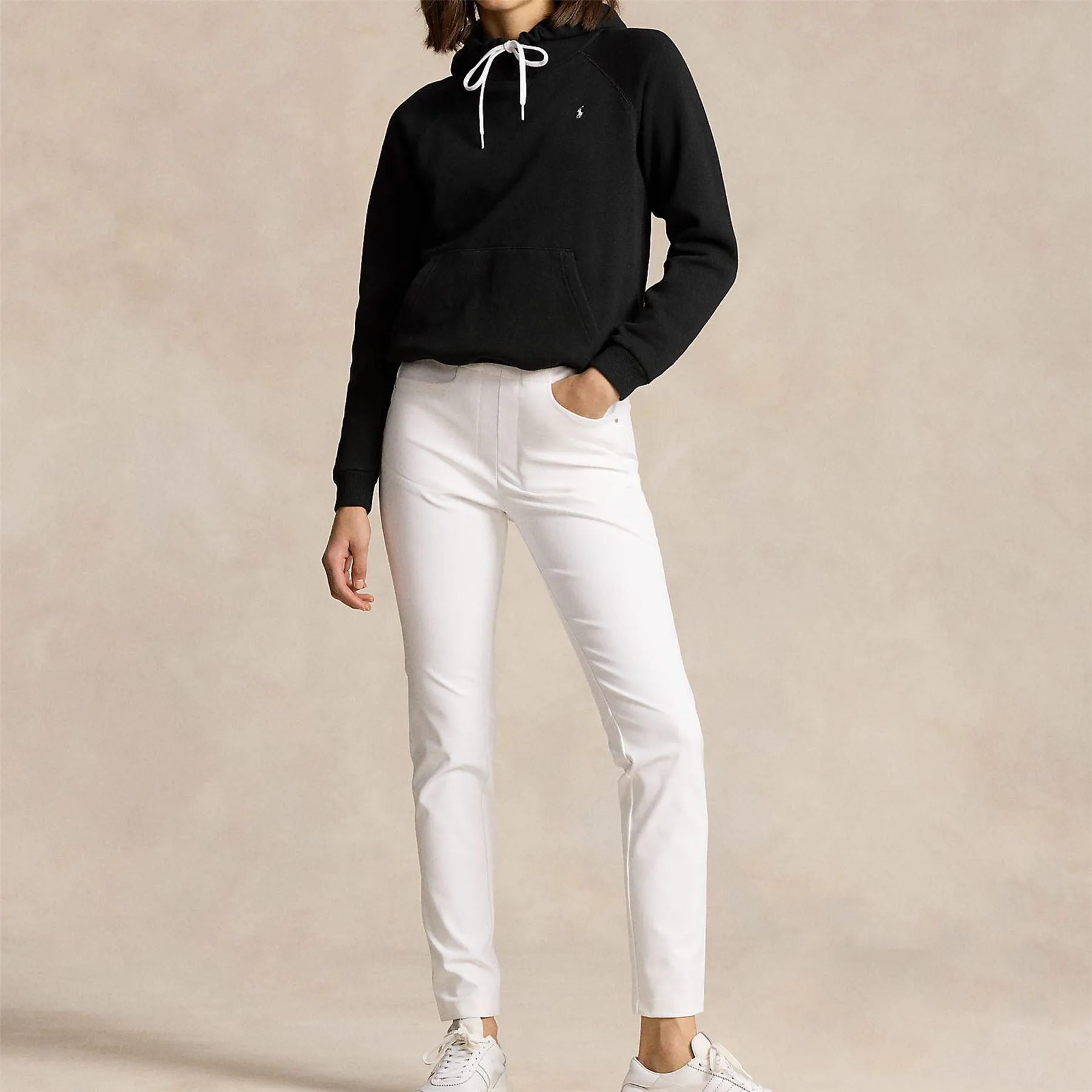 Womens Stretch Dobby Athletic Pants Ceramic White - AW24