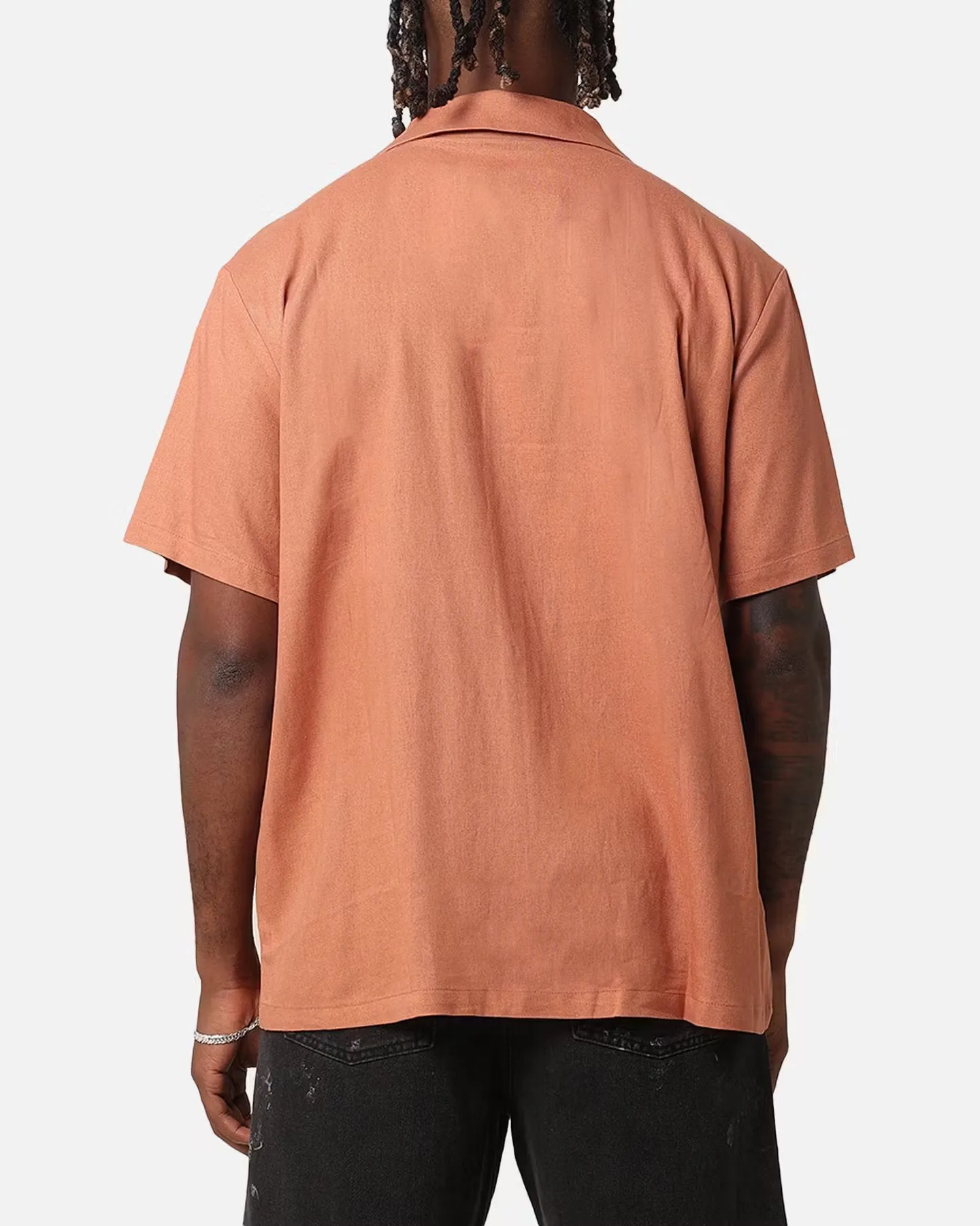 XXIII Hellas Linen Button Up Shirt Off Tan/White